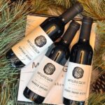 Saperavi Tasting Collection - Wines on top of gift box in pines